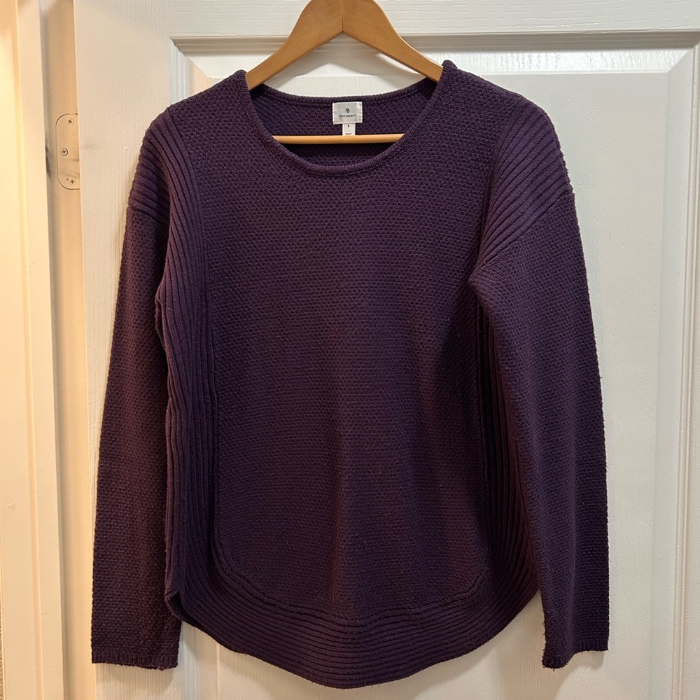 Deep Purple Knit Sweater